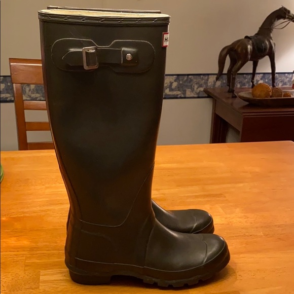 Grey Tall Hunter boots! - Picture 3 of 6